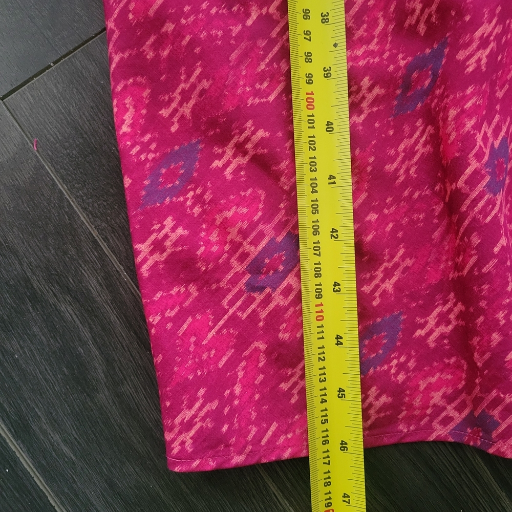 LAUREN RALPH LAUREN Size 2 Geo-Print Shantung Midi Dress - Picture 14 of 14